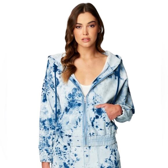 NWT! Blank NYC Full Moon Tie Dye Athleisure Sweatshirt - Size Small - Picture 2 of 15